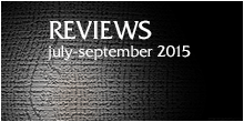 Reviews - July to September 2015