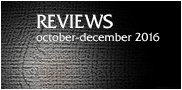 Record Reviews - October to December 2016